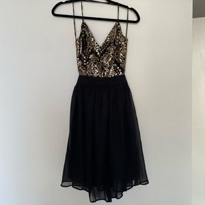 Backless black Tobi dress